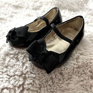 Janie and Jack Patent Leather Mary Janes with Bow